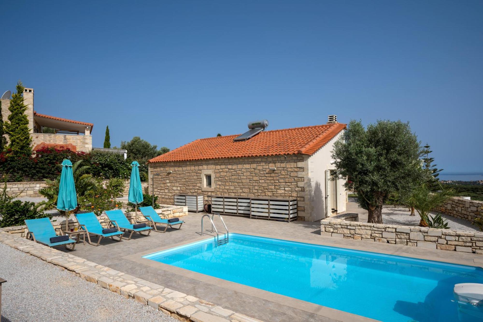 Villa Vasiliki Private Pool Erfoi エクステリア 写真