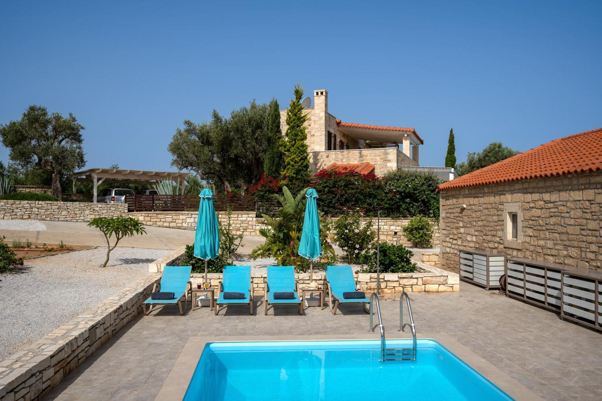 Villa Vasiliki Private Pool Erfoi エクステリア 写真