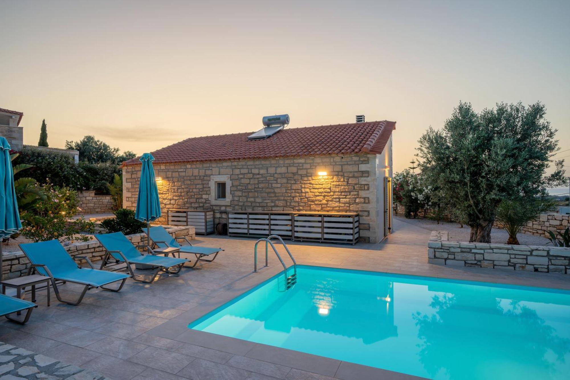 Villa Vasiliki Private Pool Erfoi エクステリア 写真