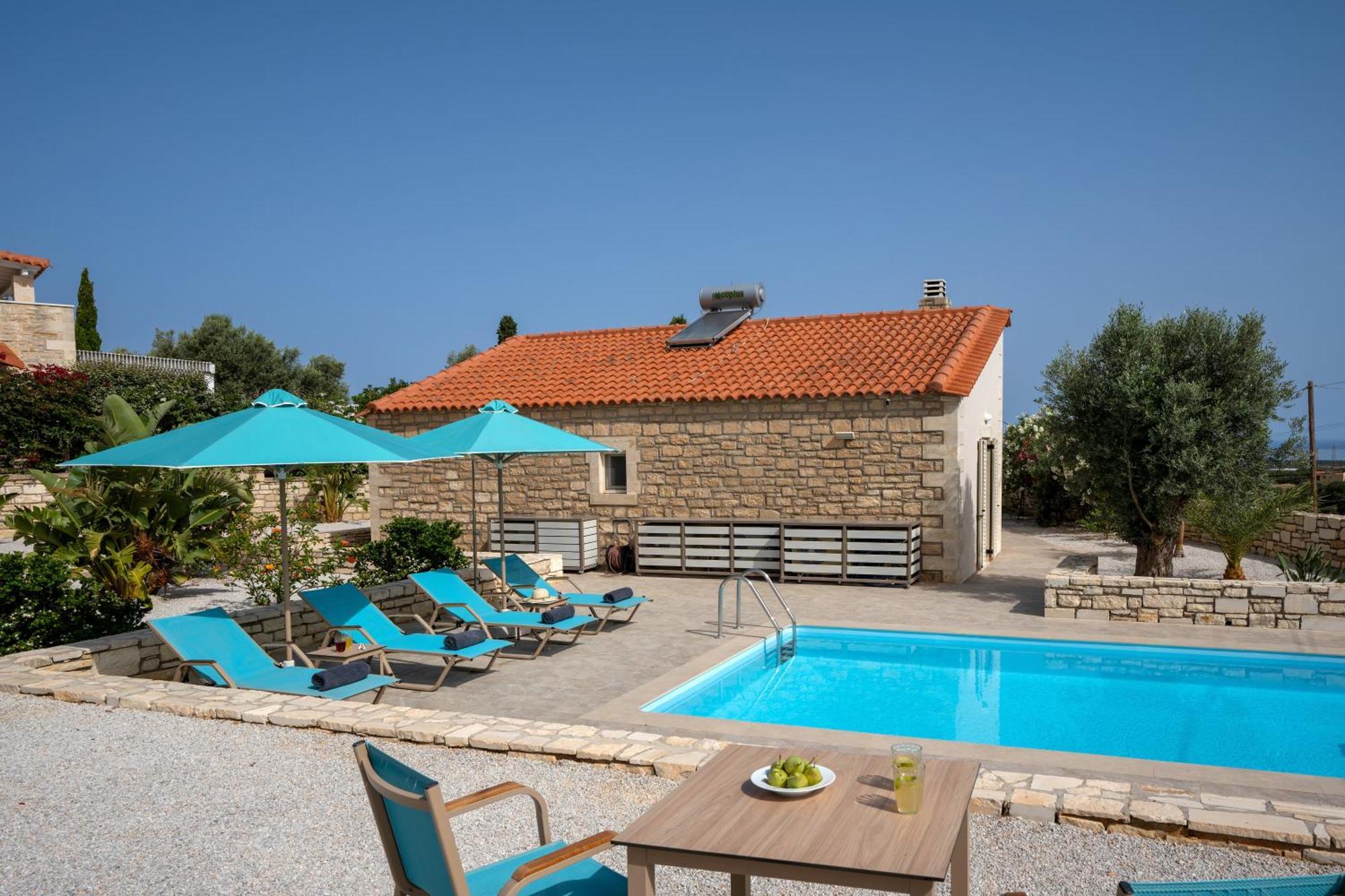 Villa Vasiliki Private Pool Erfoi エクステリア 写真