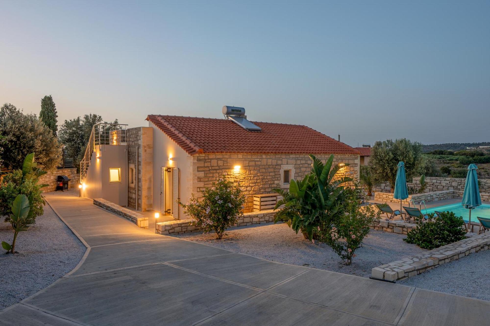 Villa Vasiliki Private Pool Erfoi エクステリア 写真