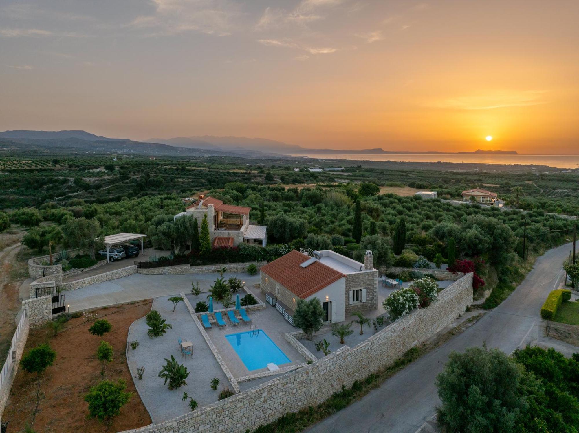 Villa Vasiliki Private Pool Erfoi エクステリア 写真